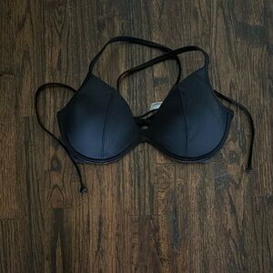 PINK Victoria's Secret Black Bikini Top